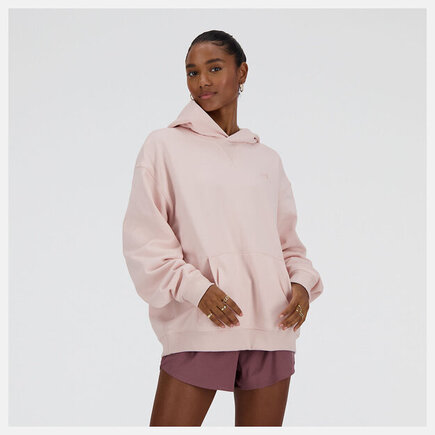 Athletics french terry hoodie quartz pink