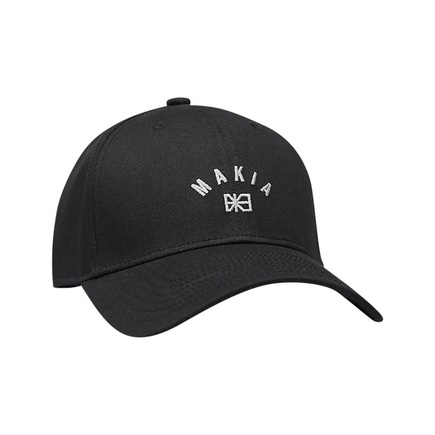 Makia brand cap black-white