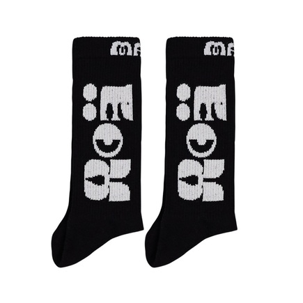 Makia lia socks black-white