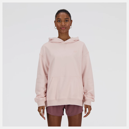 Athletics french terry hoodie quartz pink