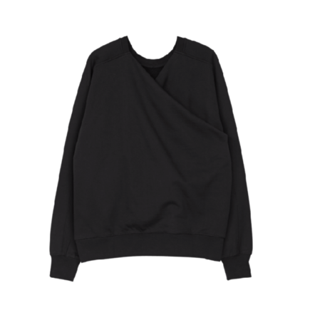 Makia ocean sweatshirt black-white