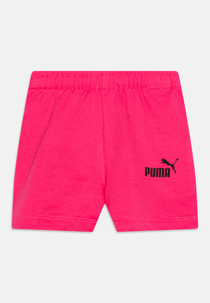 Puma minicats tee&shorts set white-pearl pink