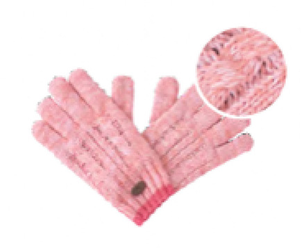 Cabaia gloves creamy gin pink pinkki