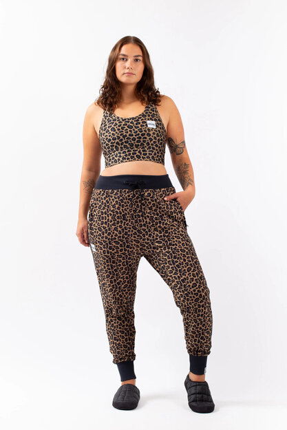 Harlem travel pants leopard