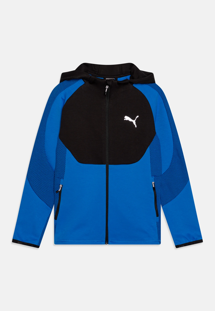 Puma evostripe full-zip hoodie racing blue