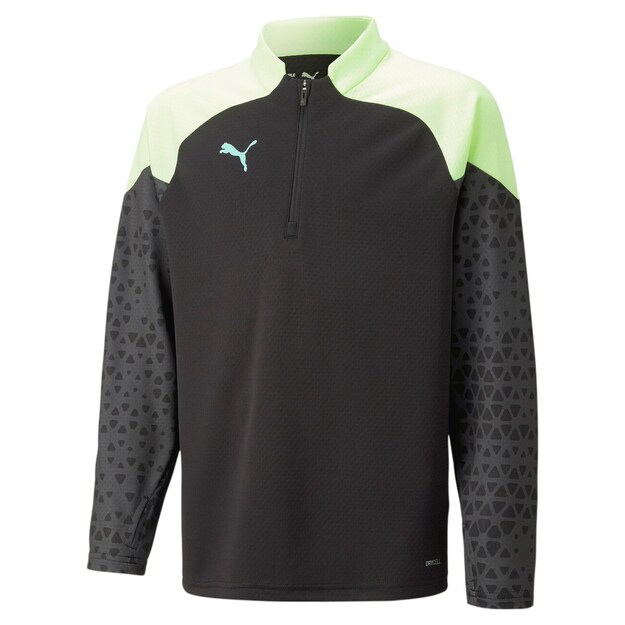 Individualcup 1/4 zip top puma black-fast yell