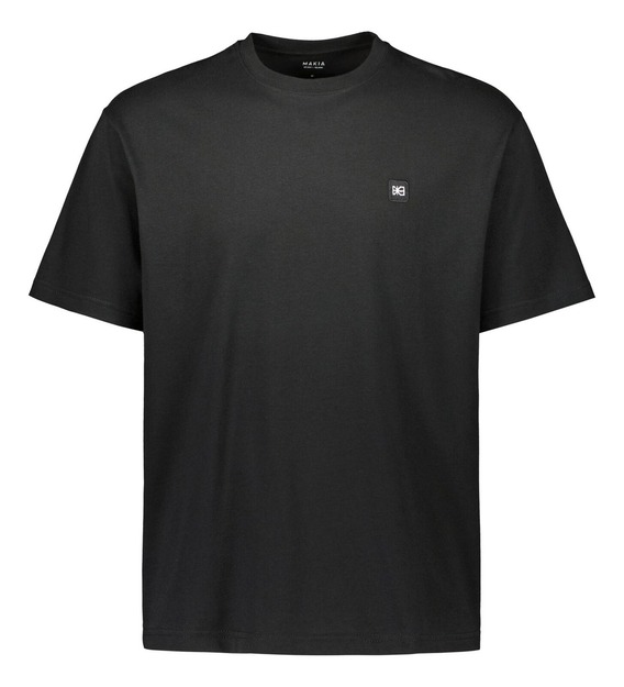 Makia laurel t-shirt black-white